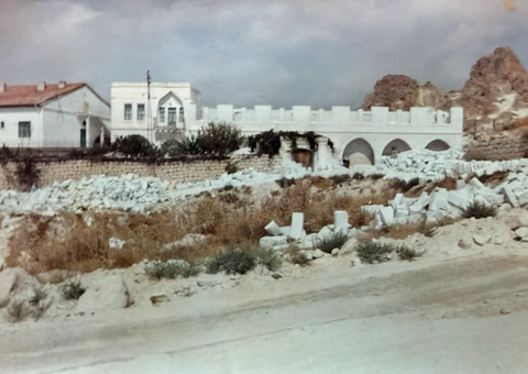 Ancienne façade de l’hôtel