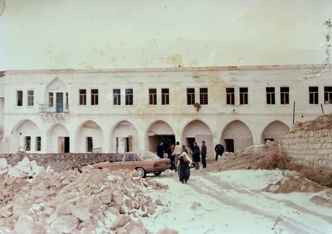 Ancienne façade de l’hôtel