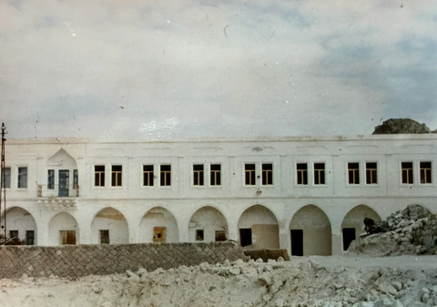 Ancienne façade de l’hôtel