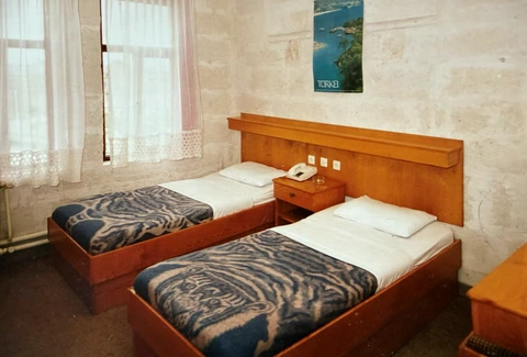 Une ancienne chambre de l’hôtel